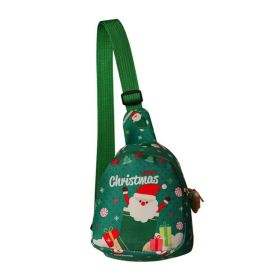 Christmas Santa Handheld Gift Bag - Festive Waterproof Gift Wrap For Holiday Presents, Perfect For Christmas Eve Apple Gift Boxes & Small Gifts (Option: Green)