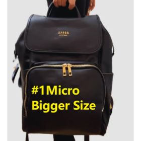 Large Capacity Multifunctional Shoulder PU Backpack (Option: 1Micro Bigger)