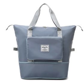 Dry And Wet Separation Sports Portable Shoulder Bag (Option: Blue)
