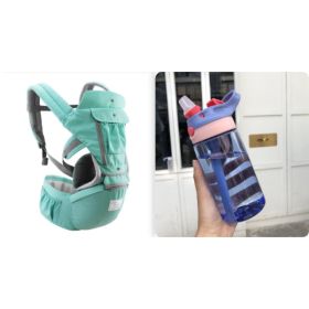 Multi-functional baby waist stool (Option: Green set)
