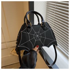 Women's Summer Fashion Portable Shoulder Crossbody Saddle Bag (Option: Black)