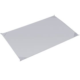 Portable Beach Blanket 4.6’ x 6.6’ Waterproof Foldable Camping Rug Pocket Sandproof Picnic Mat for Camping Picnic Hiking Grass Travel (Option: PicnicMatGray)